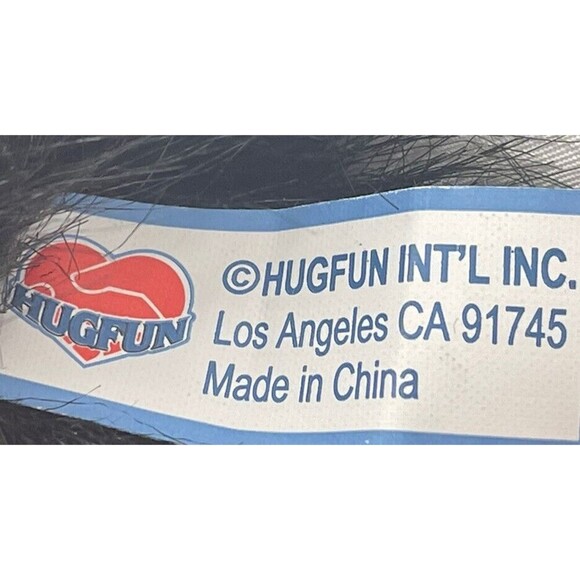 Vintage Hugfun Jumbo Black Gorilla Red Love Heart Plush Stuffed Animal 25” RARE - Picture 11 of 13